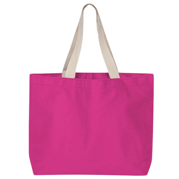 USA Made Cotton Canvas Jumbo Tote Bag Thumbnail