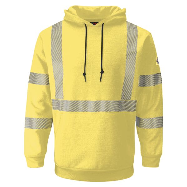 Men's Hi-Visibility Hooded Sweatshirt Thumbnail